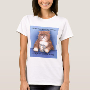 Camiseta Gato del café