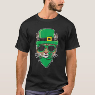 Camiseta Gato del Día de San Patricio - Gatito gitano usand