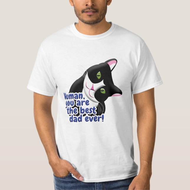 Camiseta Gato del día del padre (Anverso)