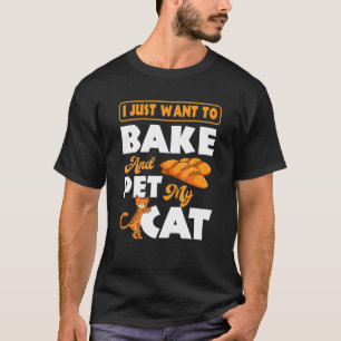 Camiseta Gato del dueño de la panadería del cocinero de la