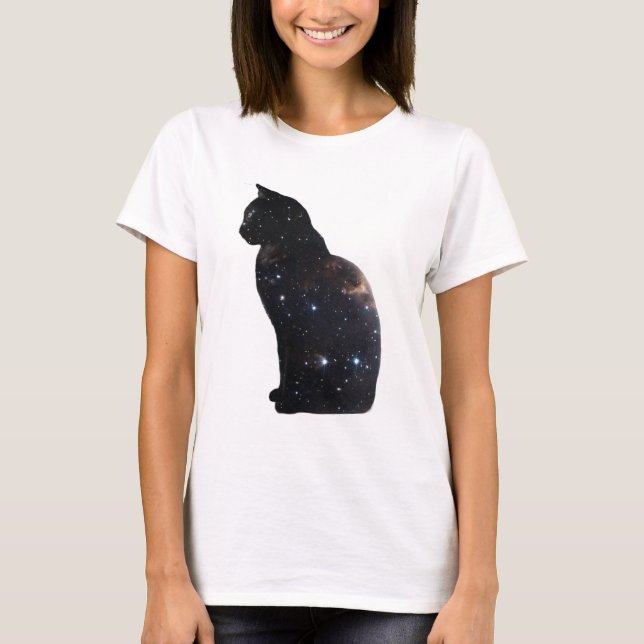 Camiseta Gato del espacio (Anverso)