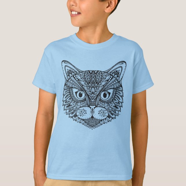 Camiseta Gato del estilo (Anverso)