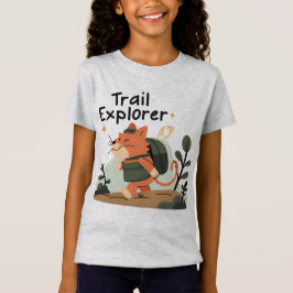 Camiseta Gato del Explorador de pistas - Tee de aventuras p