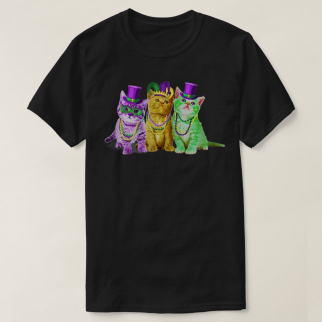 Camiseta Gato del Fiesta del Festival Gato Lo del Gras de G (Diseño del anverso)
