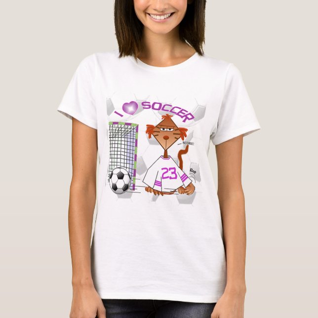 Camiseta Gato del fútbol (Anverso)