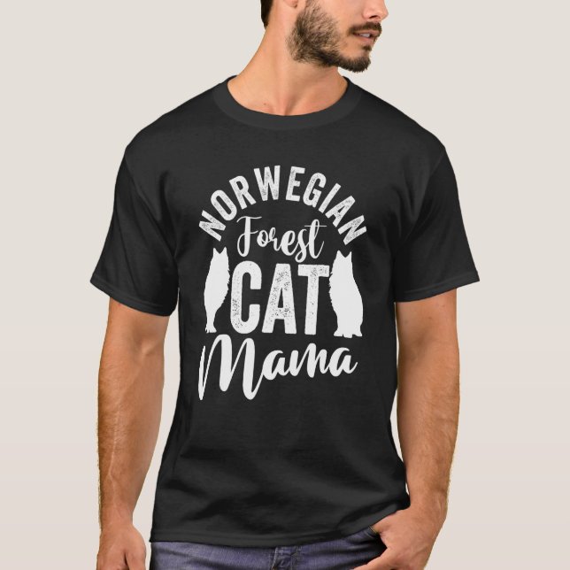 Camiseta Gato del gato de la madre del día de la madre gato (Anverso)