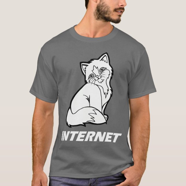 Camiseta Gato del Internet (Anverso)