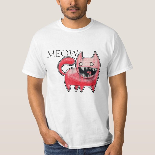 Camiseta Gato del maullido (Anverso)