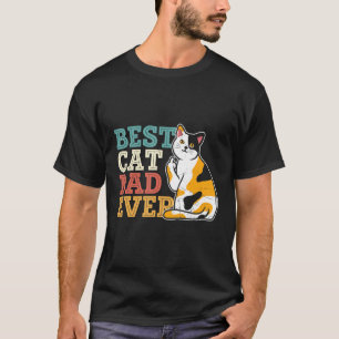 Camiseta Gato del mejor gato del hombre del día del padre
