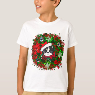 Camiseta Gato del navidad
