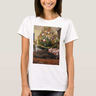 Camiseta Gato del navidad