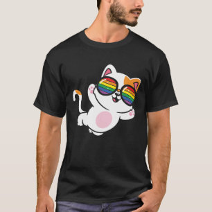 Camiseta Gato del orgullo gay LGBT 1