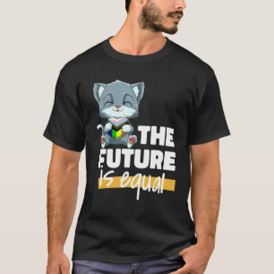 Camiseta Gato del Orgullo Progresista Transgénero Género