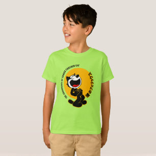 Camiseta Gato del Personalizado de historietas   Niños