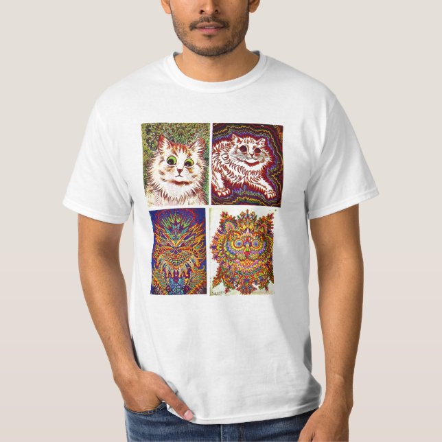 Camiseta gato del schizo (Anverso)