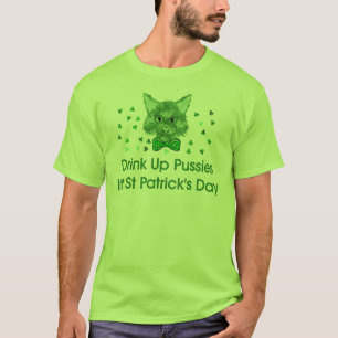Camiseta Gato del Scrapper del día de St Patrick