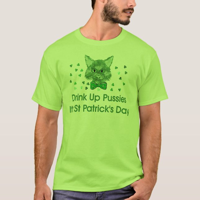 Camiseta Gato del Scrapper del día de St Patrick (Anverso)