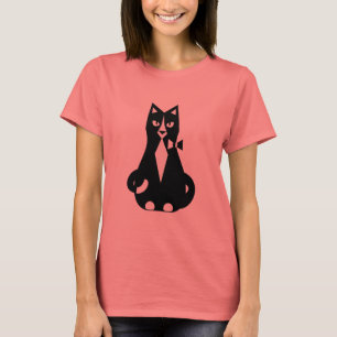 Camiseta Gato del smoking