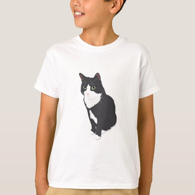 Camiseta Gato del smoking (Anverso)