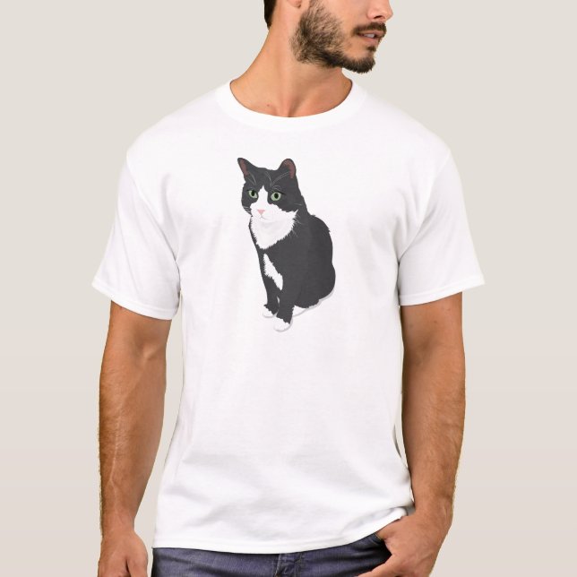 Camiseta Gato del smoking (Anverso)
