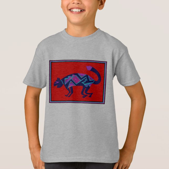 Camiseta Gato del suroeste de Mimbres (Anverso)