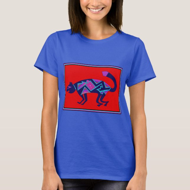 Camiseta Gato del suroeste de Mimbres (Anverso)