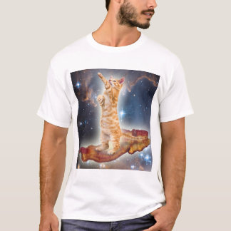 Camiseta Gato del tocino en espacio