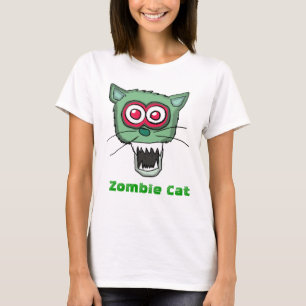 Camiseta Gato del zombi