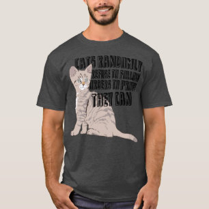 Camiseta Gato demente