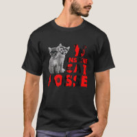 Gato demente Posada Animal Lover Gatito felino T S