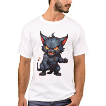 Gato demonio enojado lindo gato gracioso enojado