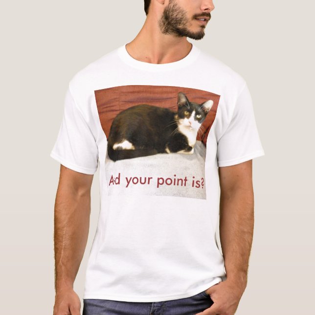 Camiseta Gato descarado (Anverso)