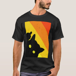 Camiseta Gato descarado y grosero dando el dedo corazón