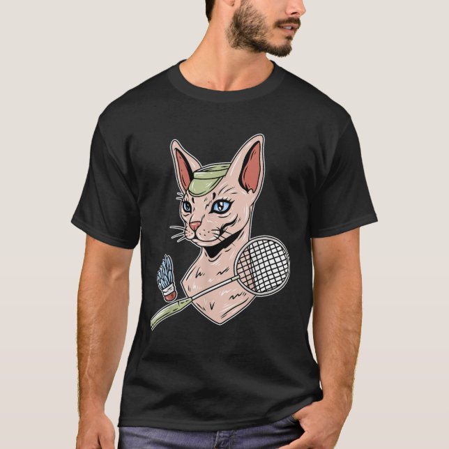 Camiseta Gato Devon Rex lanzadera divertida (Anverso)
