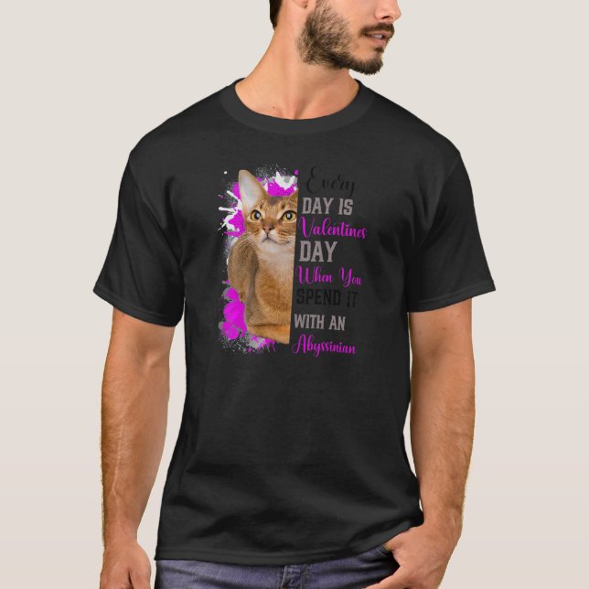 Camiseta Gato Día de San Valentín mamá de cualquier mujer