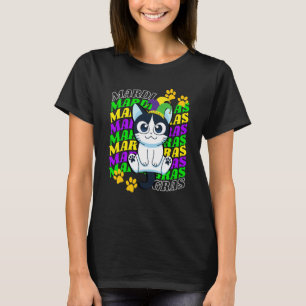 Camiseta Gato Diadema de Carnaval de Nueva Orleans Accesori