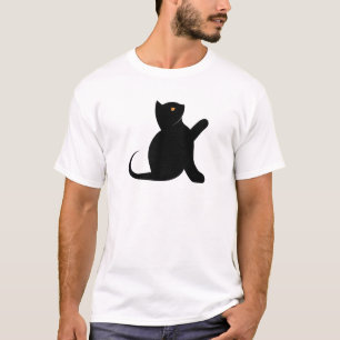 Camiseta Gato diciendo hola