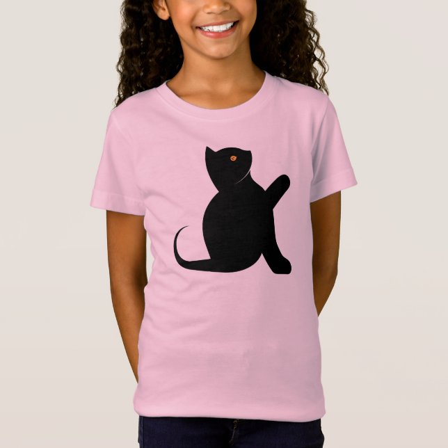 Camiseta Gato diciendo hola (Anverso)