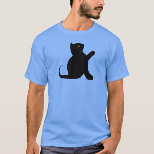 Camiseta Gato diciendo hola