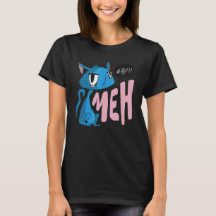 Camiseta Gato diciendo la cara de Meh Cat