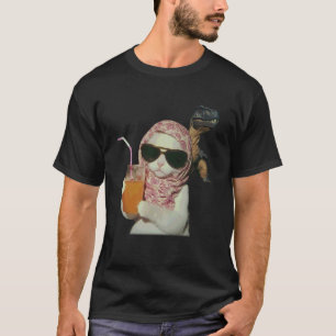 Camiseta Gato Dinosaurio Meme Divertido Relax Persona Gato