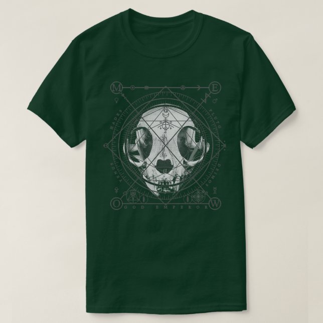 Camiseta Gato Dios Emperador (Diseño del anverso)