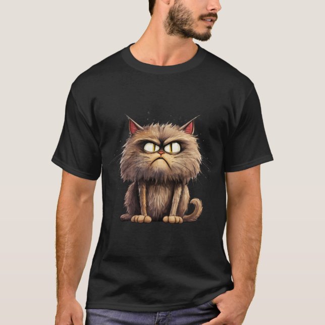 Camiseta Gato divertido (Anverso)