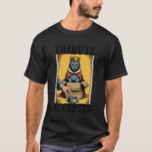 Camiseta Gato Divertido 2 Amante de Gatos Tributo Aceptado