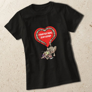 Camiseta Gato Divertido Agrega Tu Propio Texto Loco Catnip 