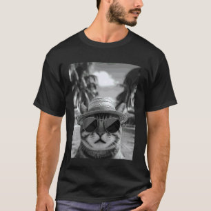 Camiseta Gato divertido American Shorthair Selfie Gato Vaca
