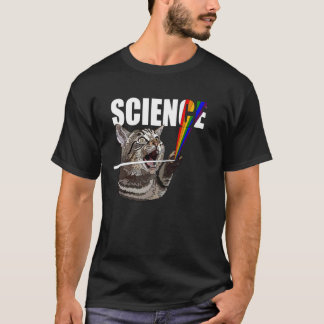 Camiseta Gato Divertido Ciencia Amante de la Física