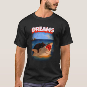 Camiseta Gato Divertido Con Grandes Sueños Para Morder Tibu