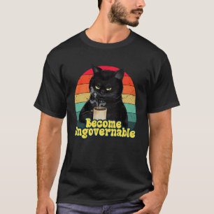 Camiseta Gato Divertido de Dicho Divertido Antiguo Se Vuelv