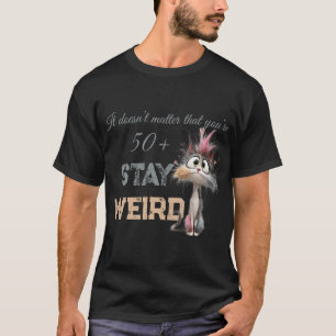 Camiseta Gato divertido de más de 50 años